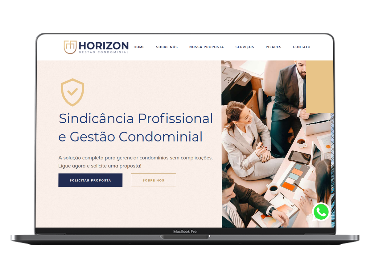 Site Horizon Gestão Condominial
